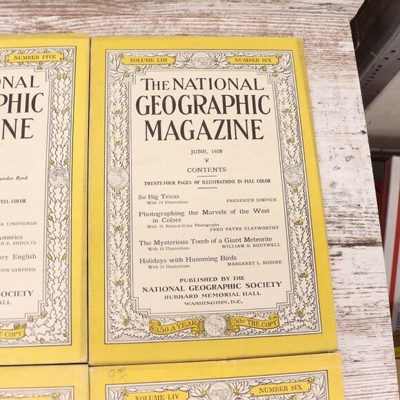 National Geographic Magazine 1928 Full Year Of 12 - Picture 8 of 16